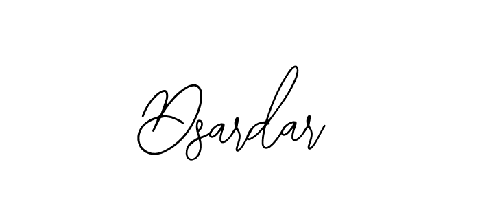 How to Draw Dsardar signature style? Bearetta-2O07w is a latest design signature styles for name Dsardar. Dsardar signature style 12 images and pictures png