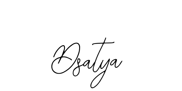 Also we have Dsatya name is the best signature style. Create professional handwritten signature collection using Bearetta-2O07w autograph style. Dsatya signature style 12 images and pictures png