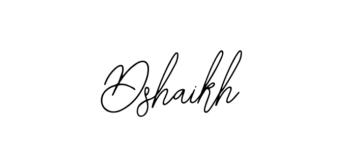 Create a beautiful signature design for name Dshaikh. With this signature (Bearetta-2O07w) fonts, you can make a handwritten signature for free. Dshaikh signature style 12 images and pictures png