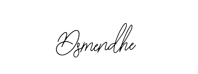 Use a signature maker to create a handwritten signature online. With this signature software, you can design (Bearetta-2O07w) your own signature for name Dsmendhe. Dsmendhe signature style 12 images and pictures png