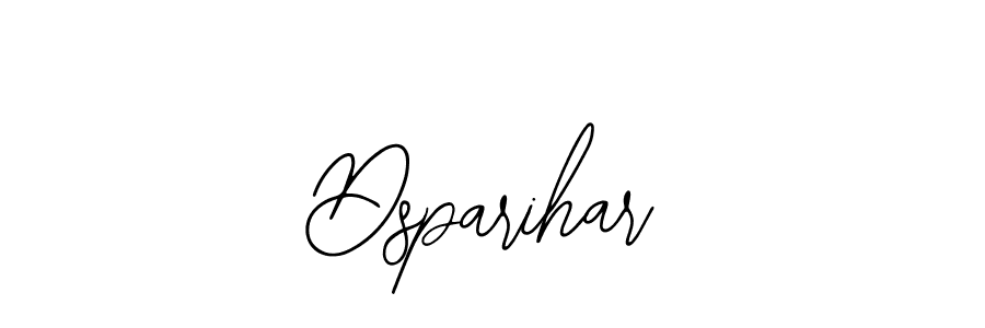 Also we have Dsparihar name is the best signature style. Create professional handwritten signature collection using Bearetta-2O07w autograph style. Dsparihar signature style 12 images and pictures png