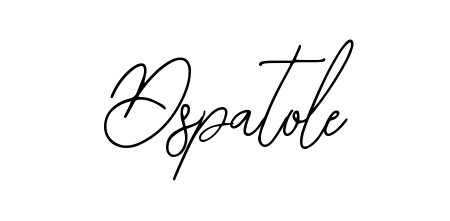 Upgrade your professional image with Dspatole signature created with Bearetta-2O07w font. Fast, free, and watermark-free download. Dspatole signature style 12 images and pictures png