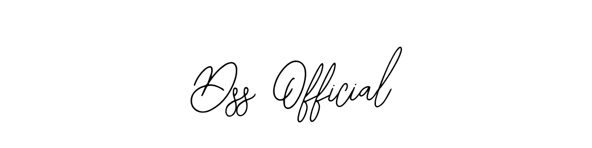The best way (Bearetta-2O07w) to make a short signature is to pick only two or three words in your name. The name Dss Official include a total of six letters. For converting this name. Dss Official signature style 12 images and pictures png