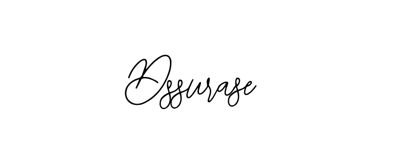 How to make Dssurase signature? Bearetta-2O07w is a professional autograph style. Create handwritten signature for Dssurase name. Dssurase signature style 12 images and pictures png