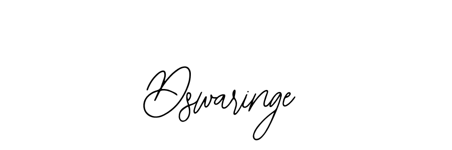 How to make Dswaringe name signature. Use Bearetta-2O07w style for creating short signs online. This is the latest handwritten sign. Dswaringe signature style 12 images and pictures png