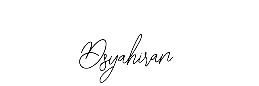 Bearetta-2O07w is a professional signature style that is perfect for those who want to add a touch of class to their signature. It is also a great choice for those who want to make their signature more unique. Get Dsyahiran name to fancy signature for free. Dsyahiran signature style 12 images and pictures png