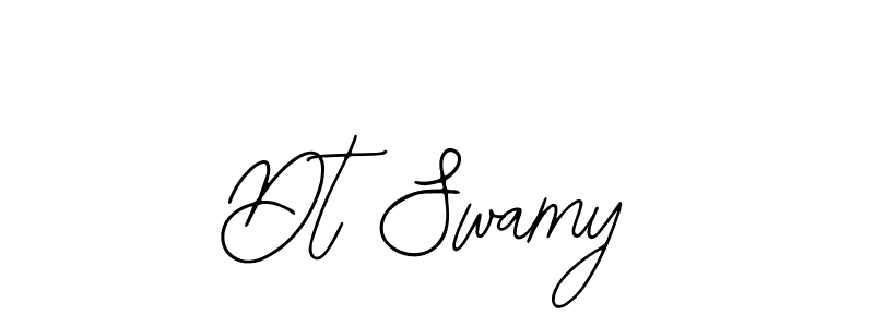 The best way (Bearetta-2O07w) to make a short signature is to pick only two or three words in your name. The name Dt Swamy include a total of six letters. For converting this name. Dt Swamy signature style 12 images and pictures png