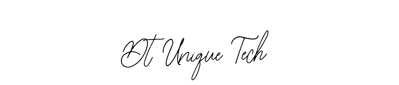 if you are searching for the best signature style for your name Dt Unique Tech. so please give up your signature search. here we have designed multiple signature styles  using Bearetta-2O07w. Dt Unique Tech signature style 12 images and pictures png