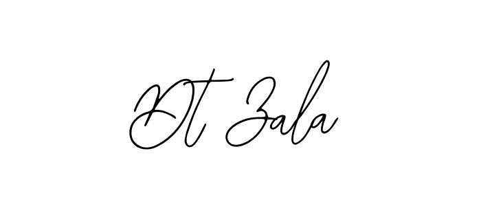 if you are searching for the best signature style for your name Dt Zala. so please give up your signature search. here we have designed multiple signature styles  using Bearetta-2O07w. Dt Zala signature style 12 images and pictures png