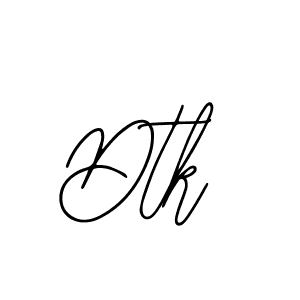Use a signature maker to create a handwritten signature online. With this signature software, you can design (Bearetta-2O07w) your own signature for name Dtk. Dtk signature style 12 images and pictures png