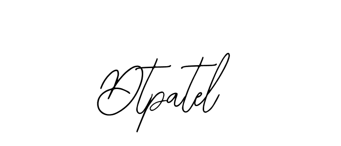 How to make Dtpatel signature? Bearetta-2O07w is a professional autograph style. Create handwritten signature for Dtpatel name. Dtpatel signature style 12 images and pictures png