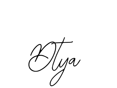 Dtya stylish signature style. Best Handwritten Sign (Bearetta-2O07w) for my name. Handwritten Signature Collection Ideas for my name Dtya. Dtya signature style 12 images and pictures png