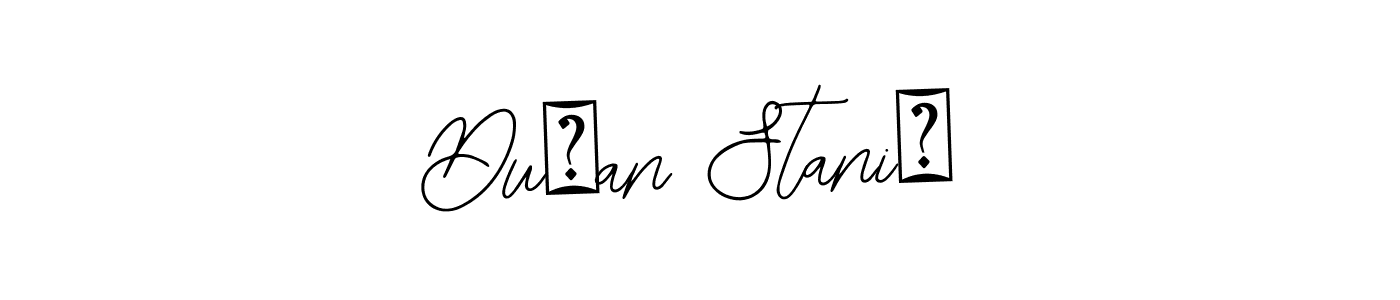 Also You can easily find your signature by using the search form. We will create Dušan Stanić name handwritten signature images for you free of cost using Bearetta-2O07w sign style. Dušan Stanić signature style 12 images and pictures png