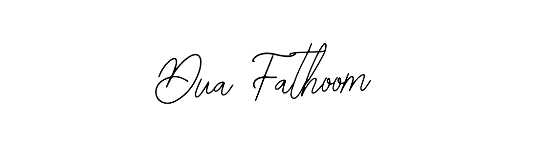 Use a signature maker to create a handwritten signature online. With this signature software, you can design (Bearetta-2O07w) your own signature for name Dua Fathoom. Dua Fathoom signature style 12 images and pictures png