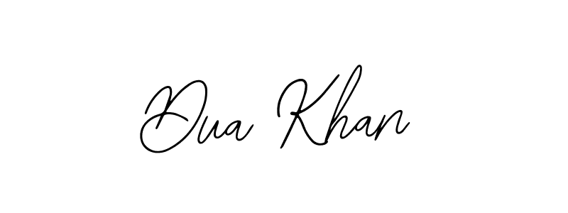 How to make Dua Khan name signature. Use Bearetta-2O07w style for creating short signs online. This is the latest handwritten sign. Dua Khan signature style 12 images and pictures png