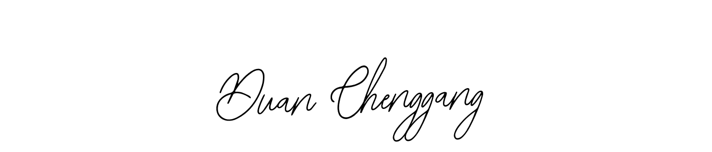 How to make Duan Chenggang name signature. Use Bearetta-2O07w style for creating short signs online. This is the latest handwritten sign. Duan Chenggang signature style 12 images and pictures png