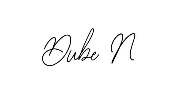 Also we have Dube N name is the best signature style. Create professional handwritten signature collection using Bearetta-2O07w autograph style. Dube N signature style 12 images and pictures png