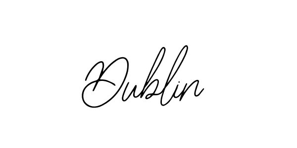 You should practise on your own different ways (Bearetta-2O07w) to write your name (Dublin) in signature. don't let someone else do it for you. Dublin signature style 12 images and pictures png