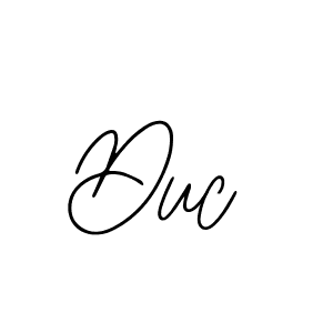 if you are searching for the best signature style for your name Duc. so please give up your signature search. here we have designed multiple signature styles  using Bearetta-2O07w. Duc signature style 12 images and pictures png