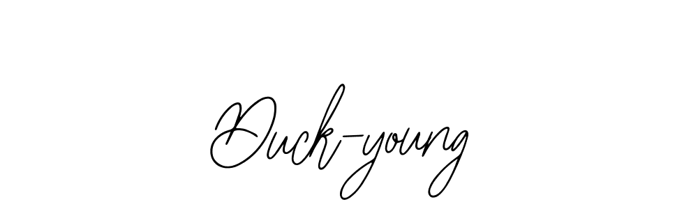 Also we have Duck-young name is the best signature style. Create professional handwritten signature collection using Bearetta-2O07w autograph style. Duck-young signature style 12 images and pictures png