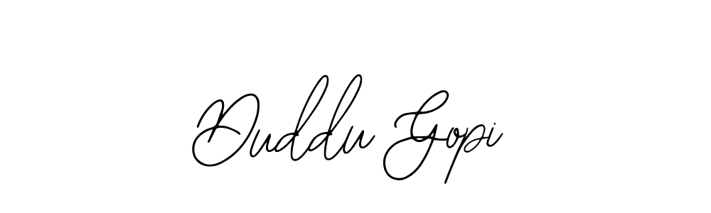 Make a short Duddu Gopi signature style. Manage your documents anywhere anytime using Bearetta-2O07w. Create and add eSignatures, submit forms, share and send files easily. Duddu Gopi signature style 12 images and pictures png
