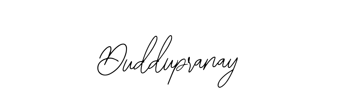 Duddupranay stylish signature style. Best Handwritten Sign (Bearetta-2O07w) for my name. Handwritten Signature Collection Ideas for my name Duddupranay. Duddupranay signature style 12 images and pictures png