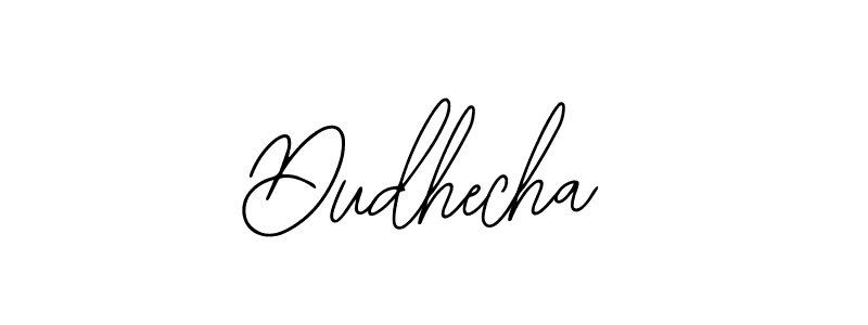 Design your own signature with our free online signature maker. With this signature software, you can create a handwritten (Bearetta-2O07w) signature for name Dudhecha. Dudhecha signature style 12 images and pictures png