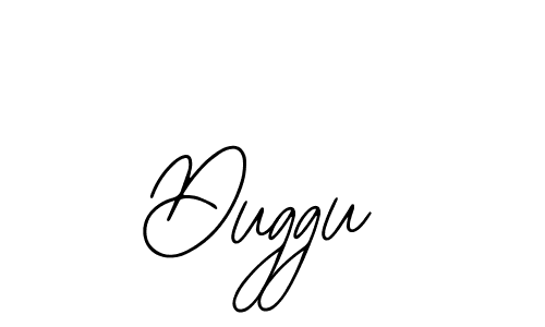 Design your own signature with our free online signature maker. With this signature software, you can create a handwritten (Bearetta-2O07w) signature for name Duggu. Duggu signature style 12 images and pictures png