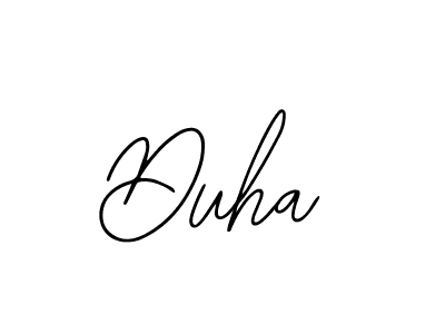 You should practise on your own different ways (Bearetta-2O07w) to write your name (Duha) in signature. don't let someone else do it for you. Duha signature style 12 images and pictures png