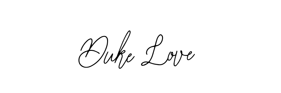 Bearetta-2O07w is a professional signature style that is perfect for those who want to add a touch of class to their signature. It is also a great choice for those who want to make their signature more unique. Get Duke Love name to fancy signature for free. Duke Love signature style 12 images and pictures png
