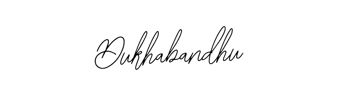 Use a signature maker to create a handwritten signature online. With this signature software, you can design (Bearetta-2O07w) your own signature for name Dukhabandhu. Dukhabandhu signature style 12 images and pictures png