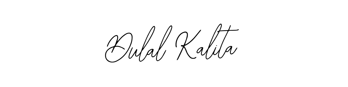 Design your own signature with our free online signature maker. With this signature software, you can create a handwritten (Bearetta-2O07w) signature for name Dulal Kalita. Dulal Kalita signature style 12 images and pictures png