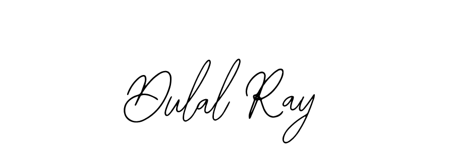 Use a signature maker to create a handwritten signature online. With this signature software, you can design (Bearetta-2O07w) your own signature for name Dulal Ray. Dulal Ray signature style 12 images and pictures png