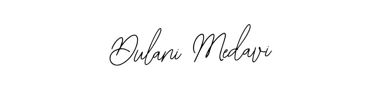 How to make Dulani Medavi name signature. Use Bearetta-2O07w style for creating short signs online. This is the latest handwritten sign. Dulani Medavi signature style 12 images and pictures png