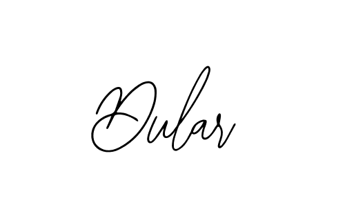 Design your own signature with our free online signature maker. With this signature software, you can create a handwritten (Bearetta-2O07w) signature for name Dular. Dular signature style 12 images and pictures png