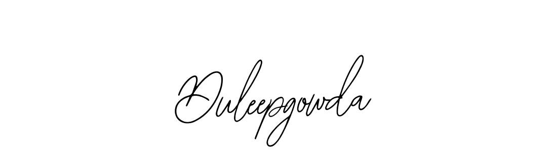 The best way (Bearetta-2O07w) to make a short signature is to pick only two or three words in your name. The name Duleepgowda include a total of six letters. For converting this name. Duleepgowda signature style 12 images and pictures png