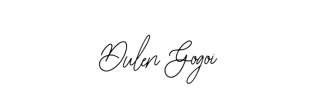 Design your own signature with our free online signature maker. With this signature software, you can create a handwritten (Bearetta-2O07w) signature for name Dulen Gogoi. Dulen Gogoi signature style 12 images and pictures png