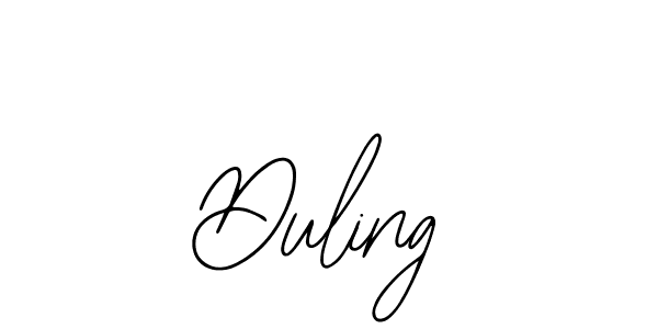 Create a beautiful signature design for name Duling. With this signature (Bearetta-2O07w) fonts, you can make a handwritten signature for free. Duling signature style 12 images and pictures png