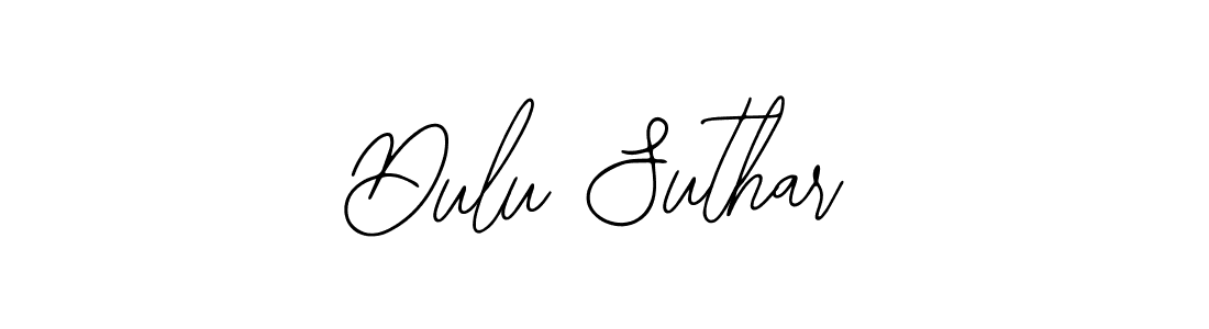 Make a beautiful signature design for name Dulu Suthar. With this signature (Bearetta-2O07w) style, you can create a handwritten signature for free. Dulu Suthar signature style 12 images and pictures png
