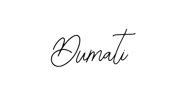 How to make Dumati signature? Bearetta-2O07w is a professional autograph style. Create handwritten signature for Dumati name. Dumati signature style 12 images and pictures png
