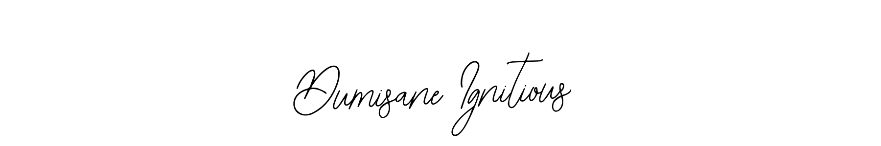 Use a signature maker to create a handwritten signature online. With this signature software, you can design (Bearetta-2O07w) your own signature for name Dumisane Ignitious. Dumisane Ignitious signature style 12 images and pictures png