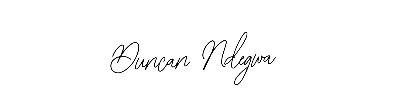 Use a signature maker to create a handwritten signature online. With this signature software, you can design (Bearetta-2O07w) your own signature for name Duncan Ndegwa. Duncan Ndegwa signature style 12 images and pictures png