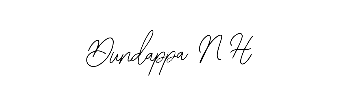 Use a signature maker to create a handwritten signature online. With this signature software, you can design (Bearetta-2O07w) your own signature for name Dundappa N H. Dundappa N H signature style 12 images and pictures png