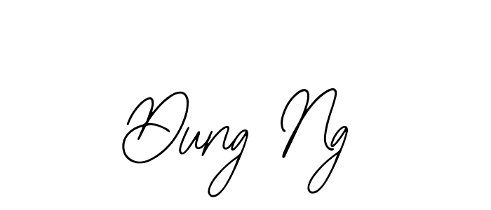 The best way (Bearetta-2O07w) to make a short signature is to pick only two or three words in your name. The name Dung Ng include a total of six letters. For converting this name. Dung Ng signature style 12 images and pictures png