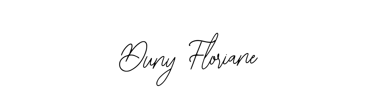 See photos of Duny Floriane official signature by Spectra . Check more albums & portfolios. Read reviews & check more about Bearetta-2O07w font. Duny Floriane signature style 12 images and pictures png