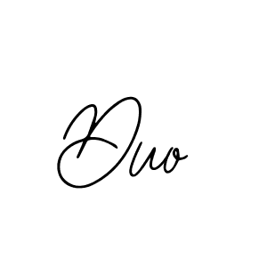 if you are searching for the best signature style for your name Duo. so please give up your signature search. here we have designed multiple signature styles  using Bearetta-2O07w. Duo signature style 12 images and pictures png