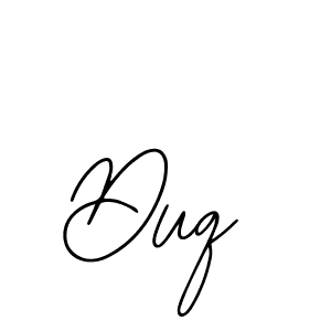 if you are searching for the best signature style for your name Duq. so please give up your signature search. here we have designed multiple signature styles  using Bearetta-2O07w. Duq signature style 12 images and pictures png