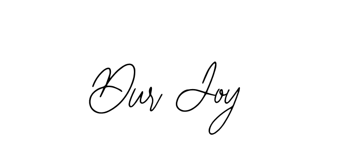 How to make Dur Joy name signature. Use Bearetta-2O07w style for creating short signs online. This is the latest handwritten sign. Dur Joy signature style 12 images and pictures png