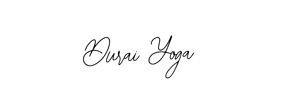 Bearetta-2O07w is a professional signature style that is perfect for those who want to add a touch of class to their signature. It is also a great choice for those who want to make their signature more unique. Get Durai Yoga name to fancy signature for free. Durai Yoga signature style 12 images and pictures png