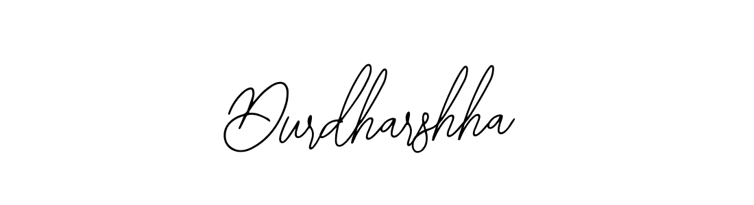 Design your own signature with our free online signature maker. With this signature software, you can create a handwritten (Bearetta-2O07w) signature for name Durdharshha. Durdharshha signature style 12 images and pictures png